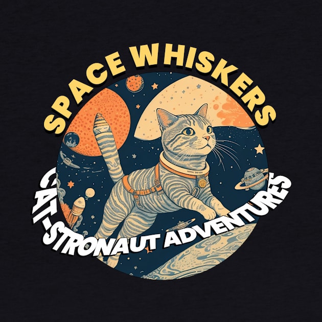 Space Whiskers: Cat-stronaut Adventures by Shirtsy